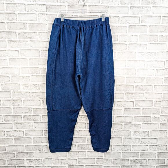 Etudes Studio Men's Relax fit Sweatpants in Indigo Cotton size 50 - Picture 3 of 8